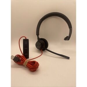 Plantronics Poly Blackwire 3310 On-Ear Headset BW3310 USB-A                (S12)